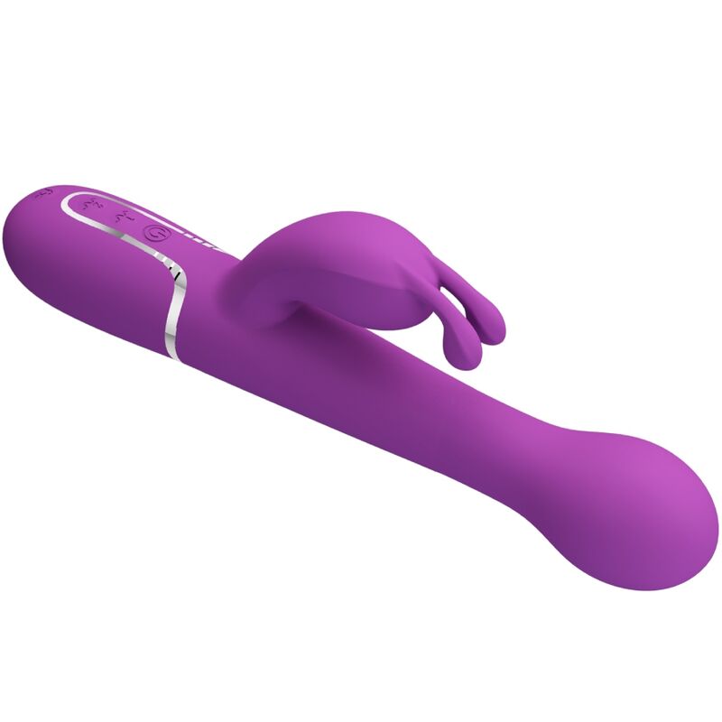 PRETTY LOVE Vibrateur Lapin Multifonction 3 1 Dejon Violet — vue arrière