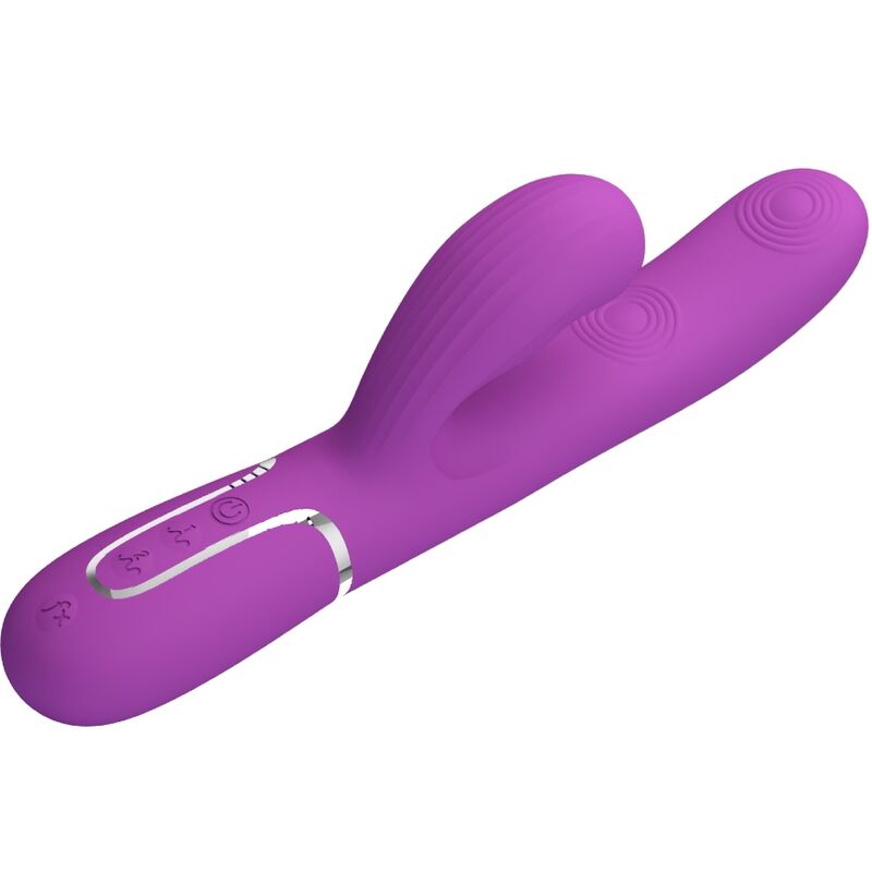 PRETTY LOVE Vibrateur Lapin Multifonction 3 1 Perlita Violet — vue alternative