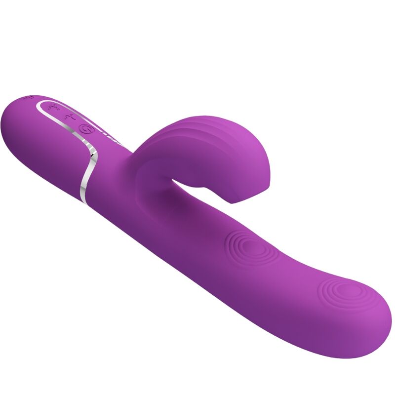 PRETTY LOVE Vibrateur Lapin Multifonction 3 1 Perlita Violet — vue arrière