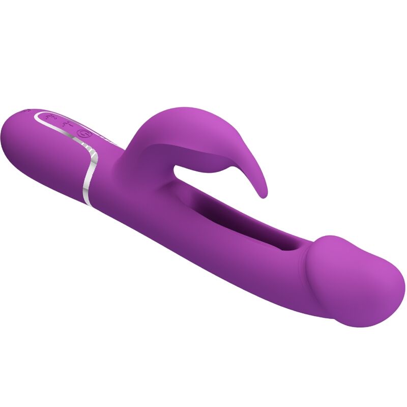 PRETTY LOVE Kampas Vibrateur Lapin Multifonction 3 1 Violet — vue arrière
