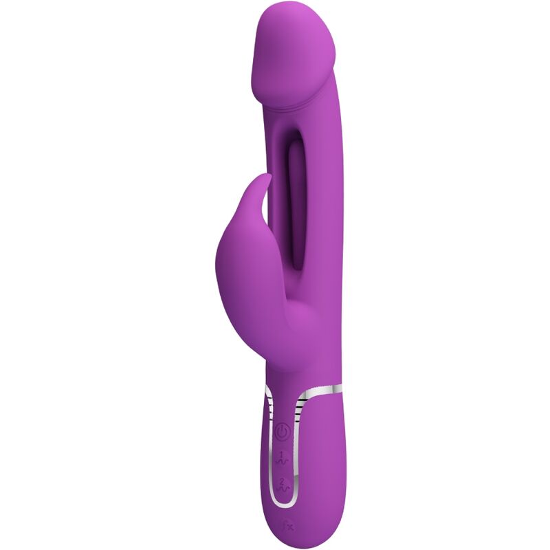 PRETTY LOVE Kampas Vibrateur Lapin Multifonction 3 1 Violet - Aura Intime