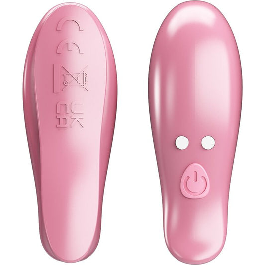 PRETTY LOVE Pinces À Tétons Cailey 10 Vibrations Télécommande Rose - Aura Intime