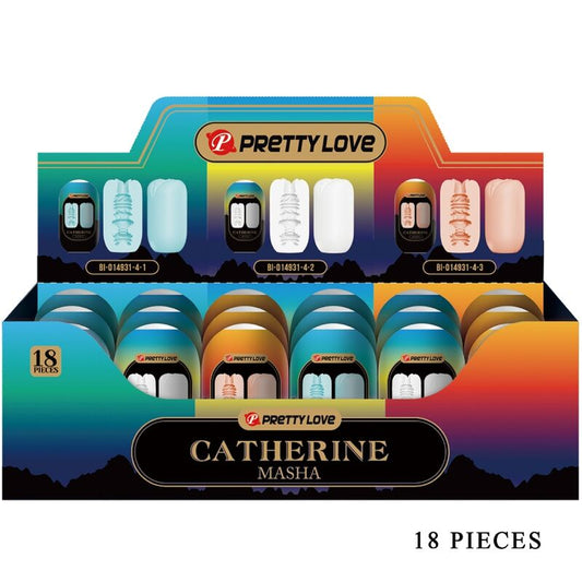 PRETTY LOVE MASHA PACK 18 DIFFÉRENTS MASCRUBATEURS HOMMES - Aura Intime