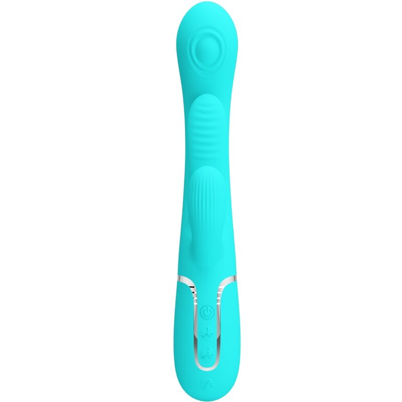 PRETTY LOVE PARTY UP Shania Triple Rabbit Vibrateur Multifonction 3 1 Bleu — vue détaillée