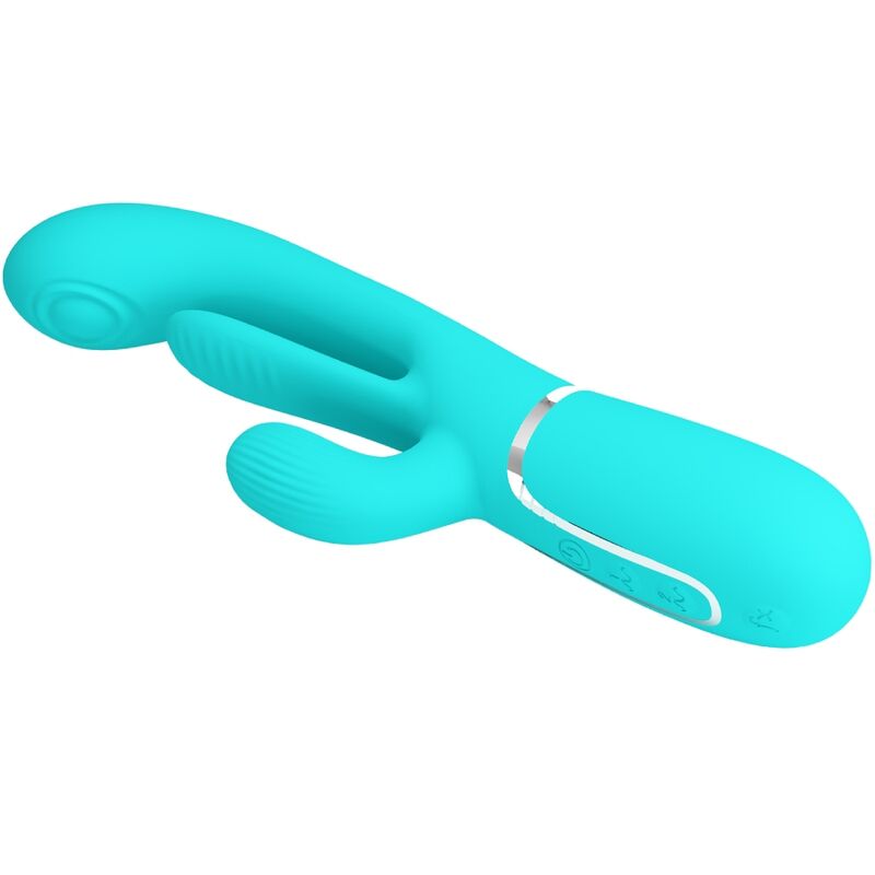 PRETTY LOVE PARTY UP Shania Triple Rabbit Vibrateur Multifonction 3 1 Bleu — vue alternative