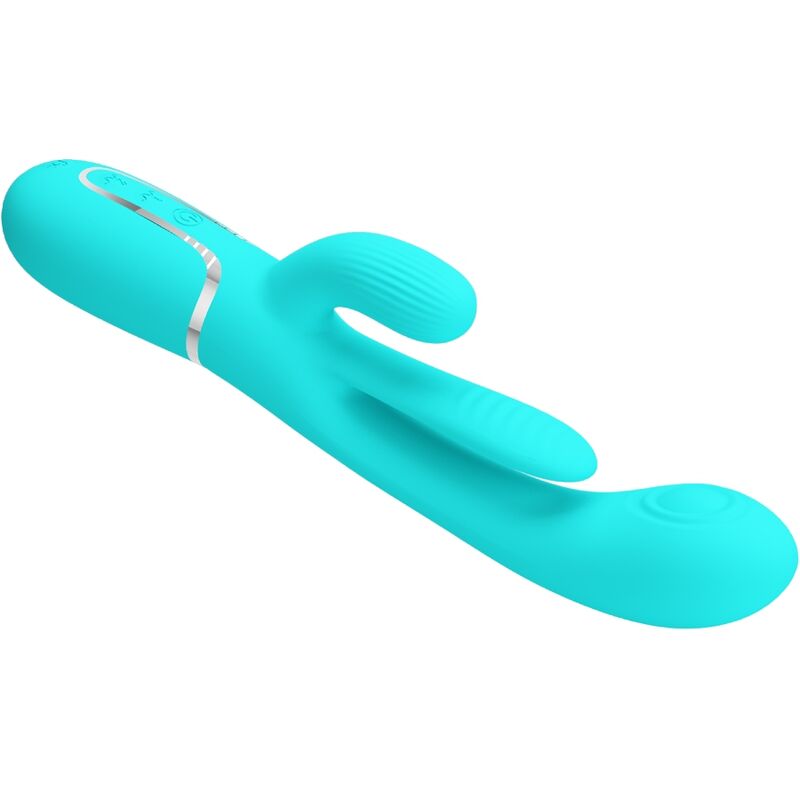 PRETTY LOVE PARTY UP Shania Triple Rabbit Vibrateur Multifonction 3 1 Bleu — vue arrière