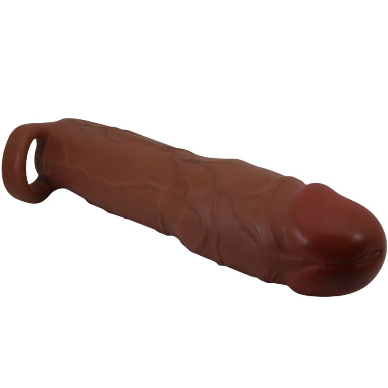 PRETTY LOVE MANCHON PÉNIS GERD EXTENSION 7,6 CM MULÂTRE — vue arrière