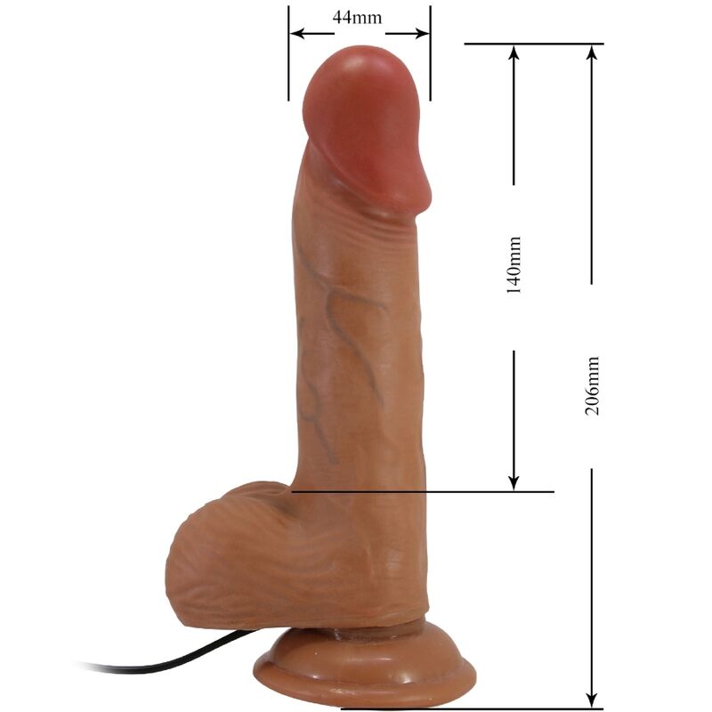BAILE Catoblepas Vibrateur Réaliste 20,6 Cm Flesh Télécommande — accessoires inclus