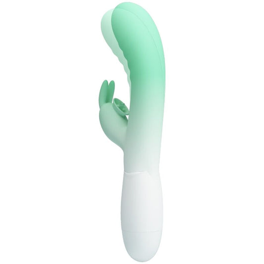PRETTY LOVE Vibrateur Lapin Cerberus 30 Vibrations Vert - Aura Intime