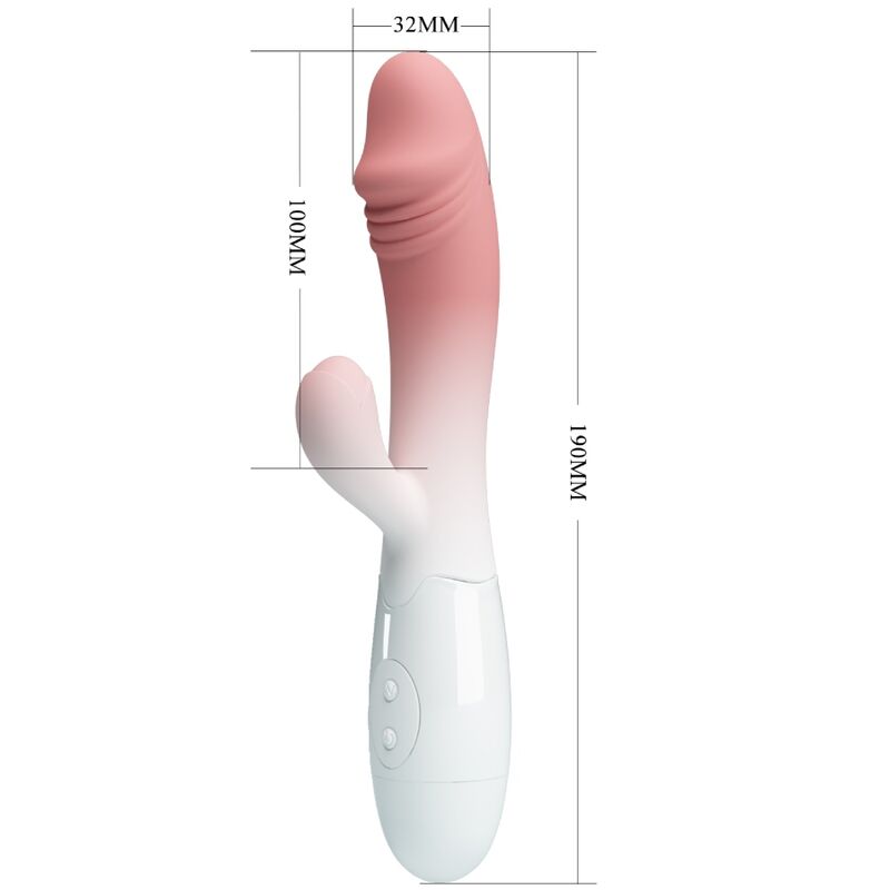 PRETTY LOVE Vibrateur Snappy Rabbit 30 Vibrations Rose — vue arrière