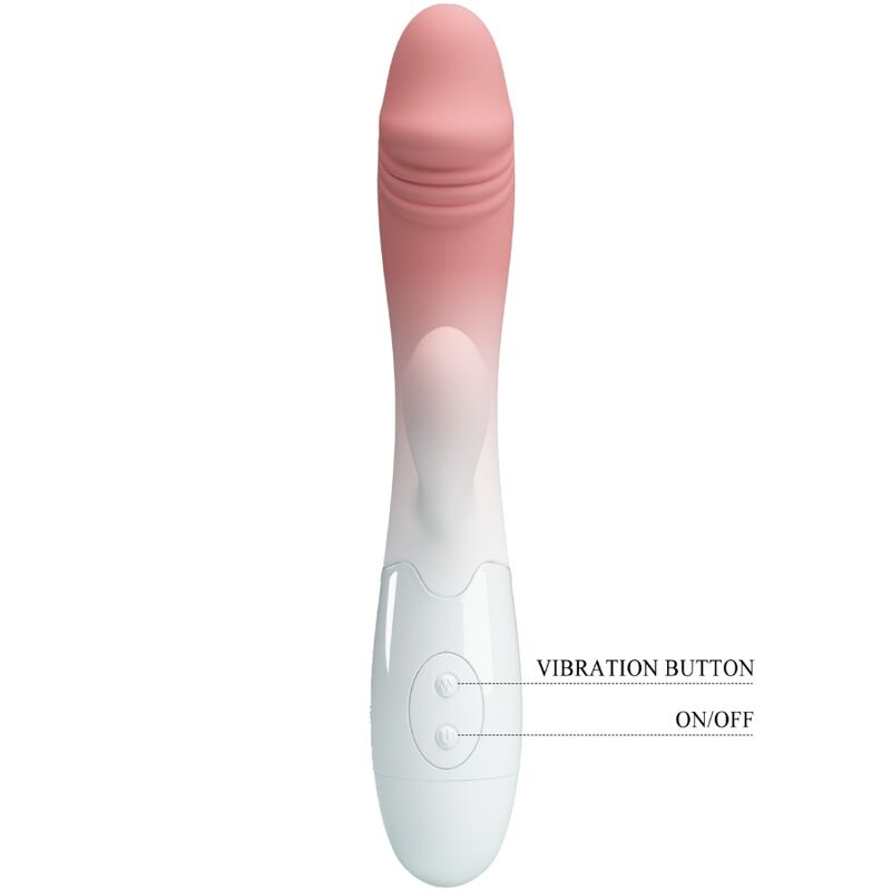 PRETTY LOVE Vibrateur Snappy Rabbit 30 Vibrations Rose — accessoires inclus