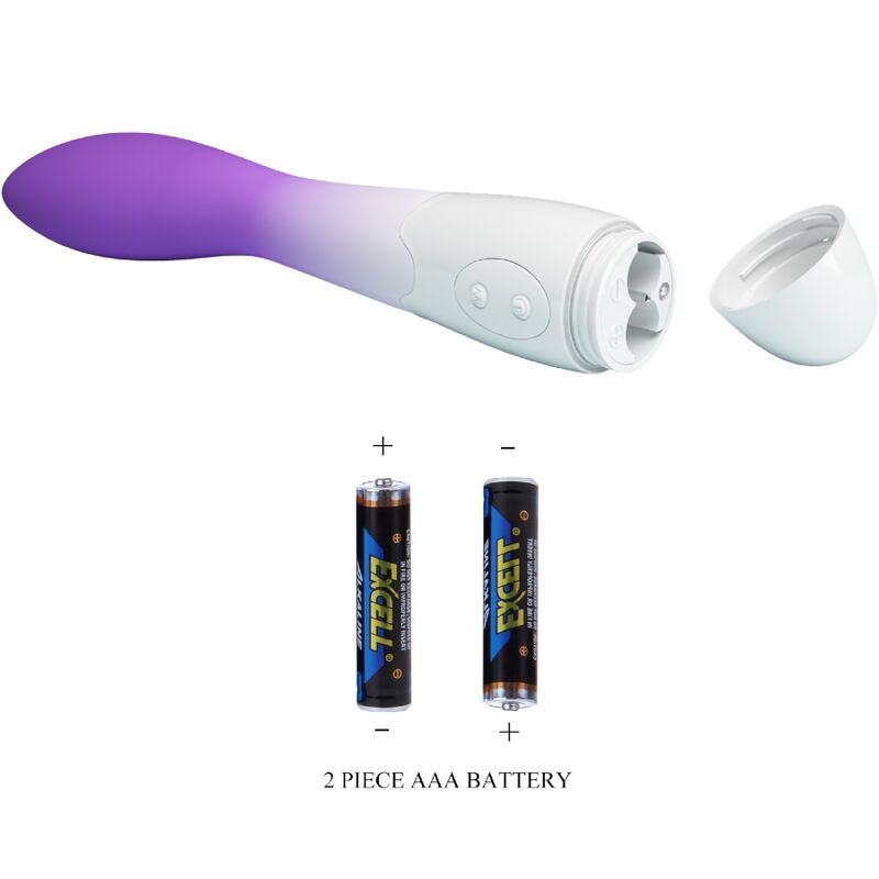PRETTY LOVE Vibrateur Point G Bishop 30 Vibrations Violet — accessoires inclus