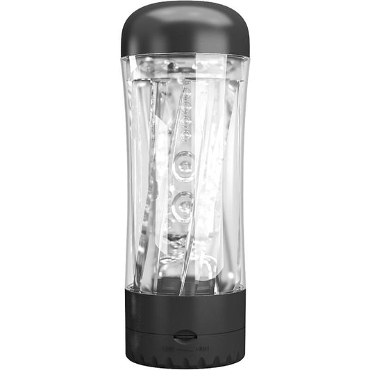PRETTY LOVE Masturbateur Homme Tamara Vibrateur Multi-Vitesses Noir - Aura Intime