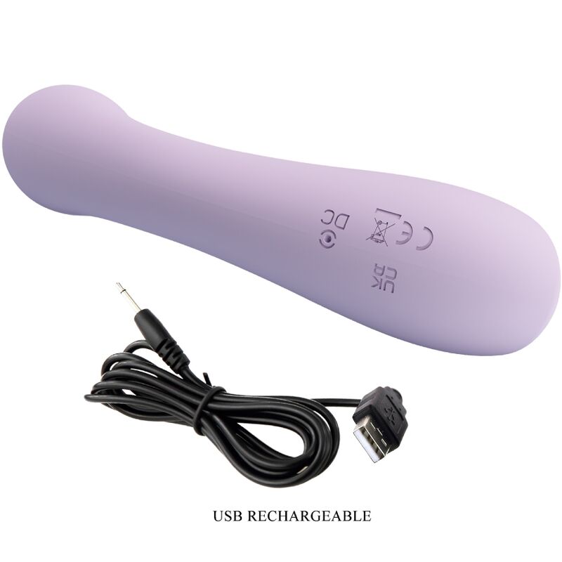 PRETTY LOVE Vibrateur Rosolyn Rabbit 10 Vibrations Violet — accessoires inclus