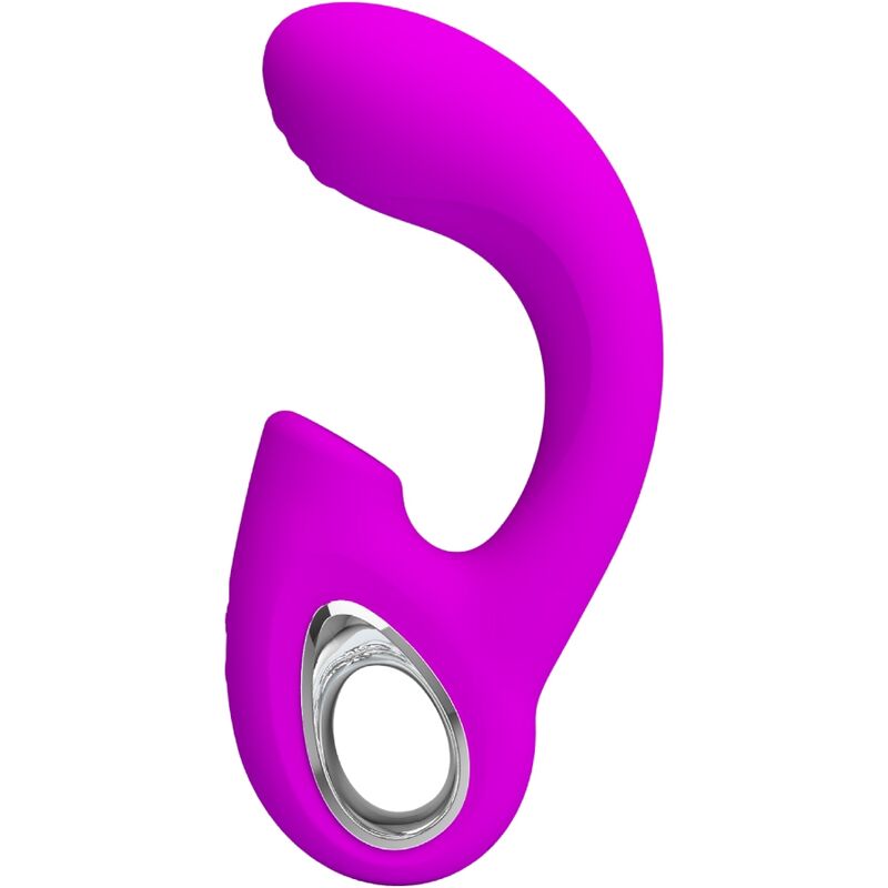 PRETTY LOVE Sibel Vibrateur Point G + Stimulateur Clitoris Sibel 10 V... - Aura Intime