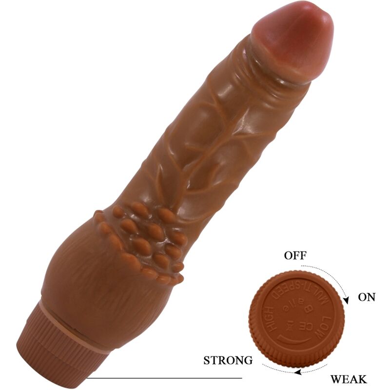 BAILE Vibrateur Réaliste Barbara 19,5 Cm Mulâtre — vue alternative