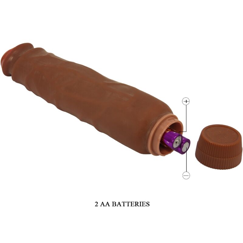 BAILE Jack Vibrateur Réaliste 26 Cm Mulâtre — accessoires inclus
