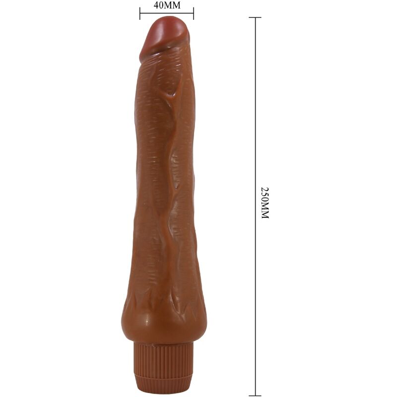 BAILE Vibrateur Réaliste Dryade 25 Cm Mulâtre — vue arrière