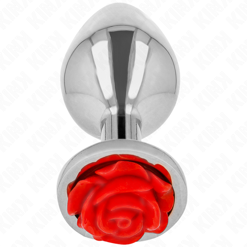 KINK PLEASURE PLUGS Plug Anal Rose Rouge Taille S — vue détaillée