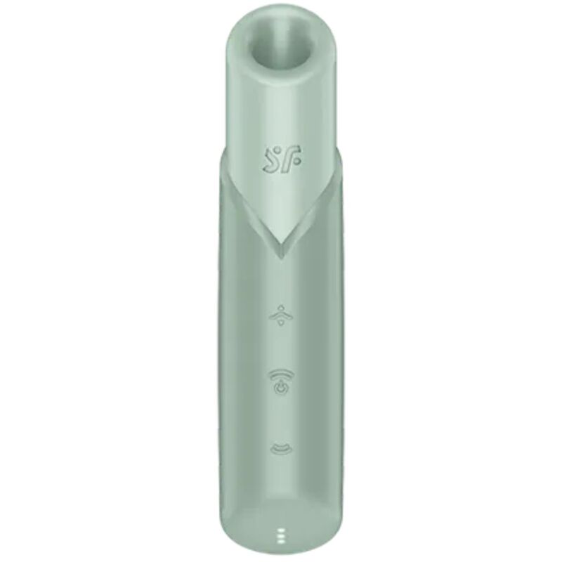 SATISFYER AIR PULSE Stimulateur Clitoris Naughty Kiss Wave Aigue-Marine - Aura Intime