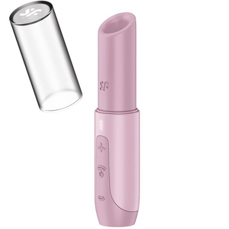 SATISFYER AIR PULSE Stimulateur Clitoris Secret Kiss Wave Rose - Aura Intime