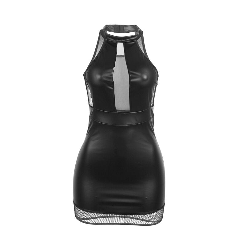SUBBLIME DRESSES 955472 Robe Dos Nu Transparences Noire S/M — vue arrière
