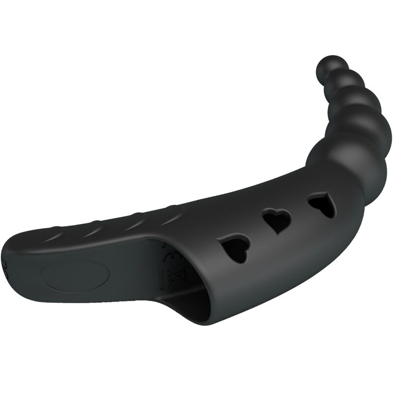 PRETTY LOVE Jordin Finger Vibrator 10 Vibrations Noir — vue arrière