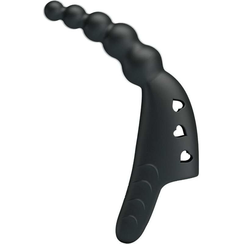 PRETTY LOVE Jordin Finger Vibrator 10 Vibrations Noir - Aura Intime