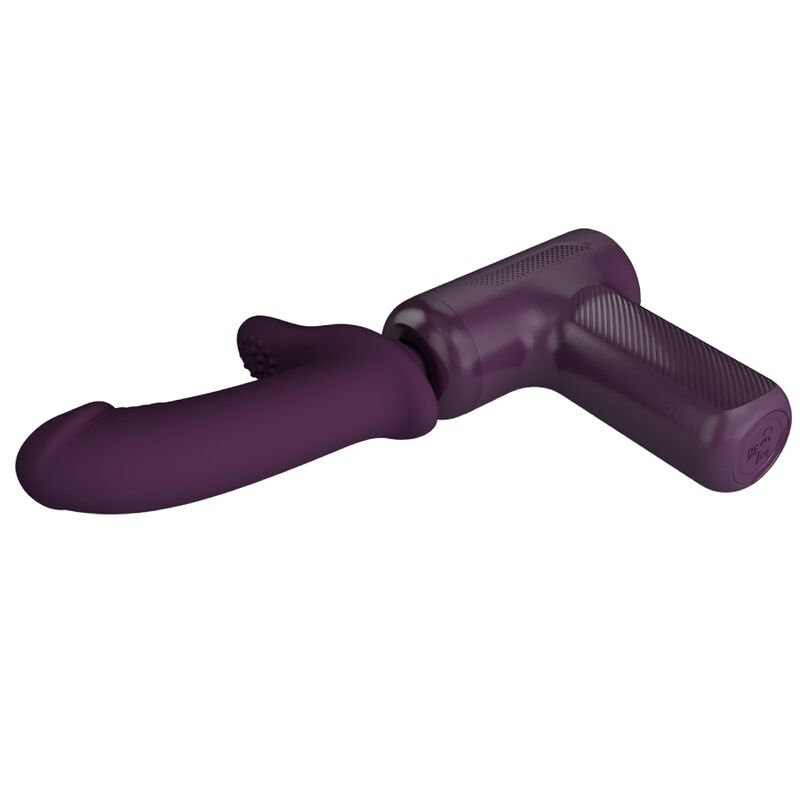 PRETTY LOVE C-TYPE Masseur Dj Scholar 5 Réglages Violet — vue arrière