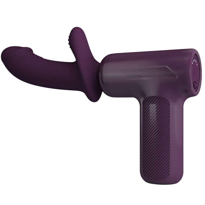PRETTY LOVE C-TYPE Masseur Dj Scholar 5 Réglages Violet — vue alternative