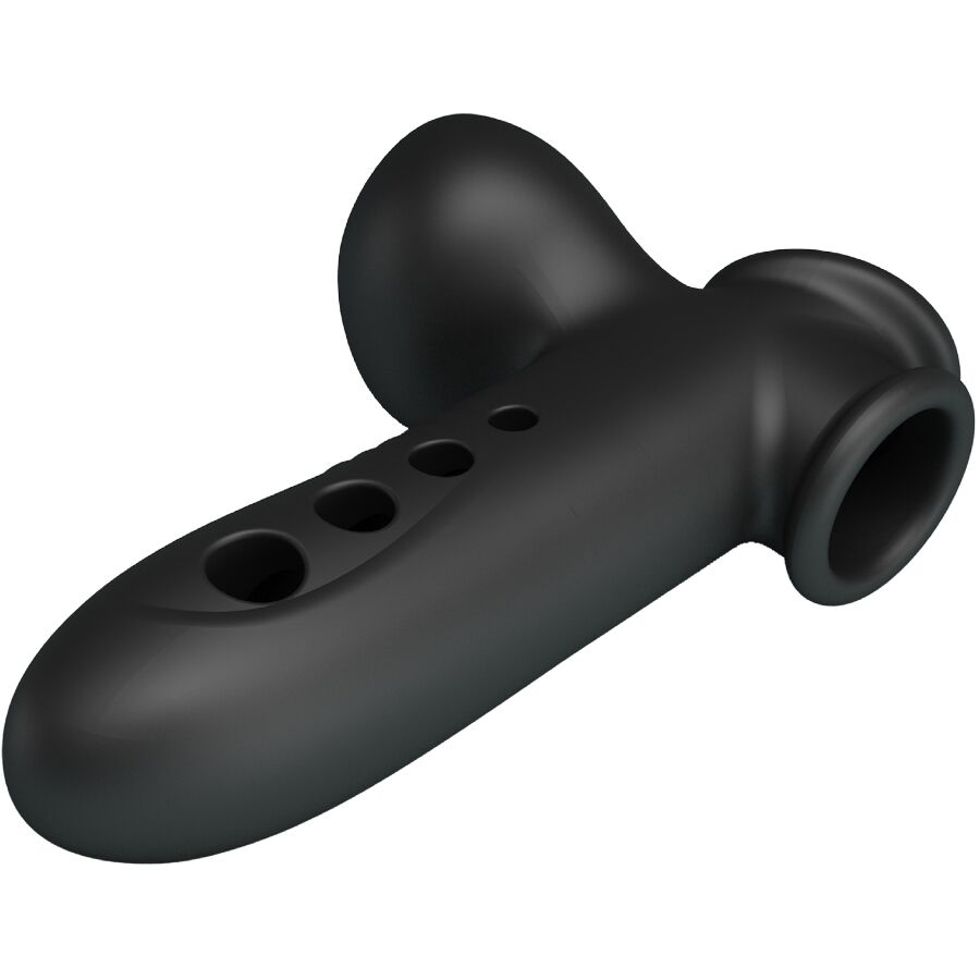 PRETTY LOVE MANCHON PÉNIS CRANE AIRBAG NOIR — accessoires inclus