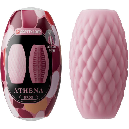 PRETTY LOVE MASTURBATEUR HOMME SILICONE ATHENA EROS ROSE - Aura Intime