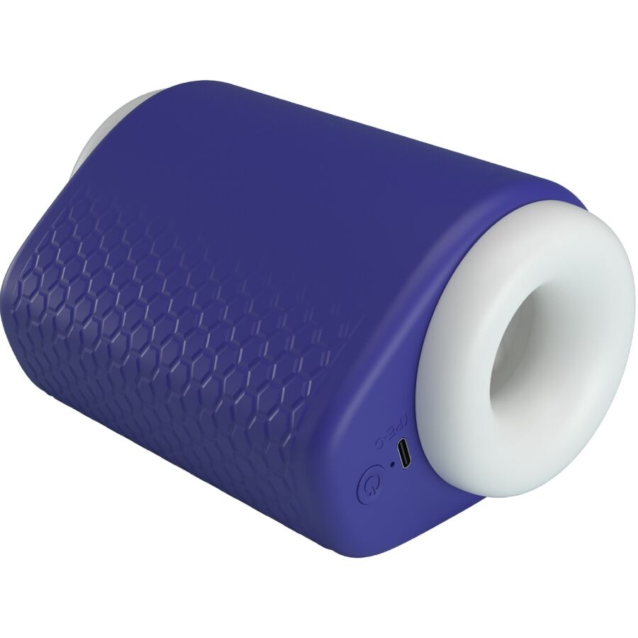 PRETTY LOVE MALE Masturbateur Homme Dj Lady Vibration 5 Réglages Violet — accessoires inclus