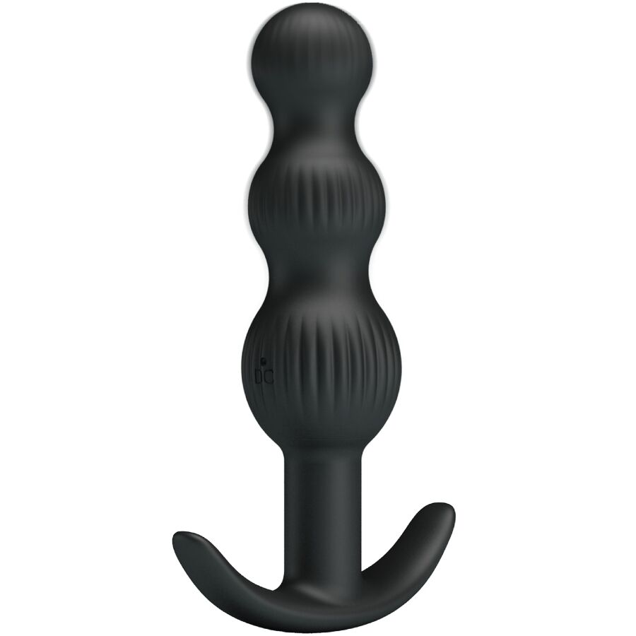 PRETTY LOVE Vibrateur Anal Sidney 10 Vibrations Noir — vue détaillée