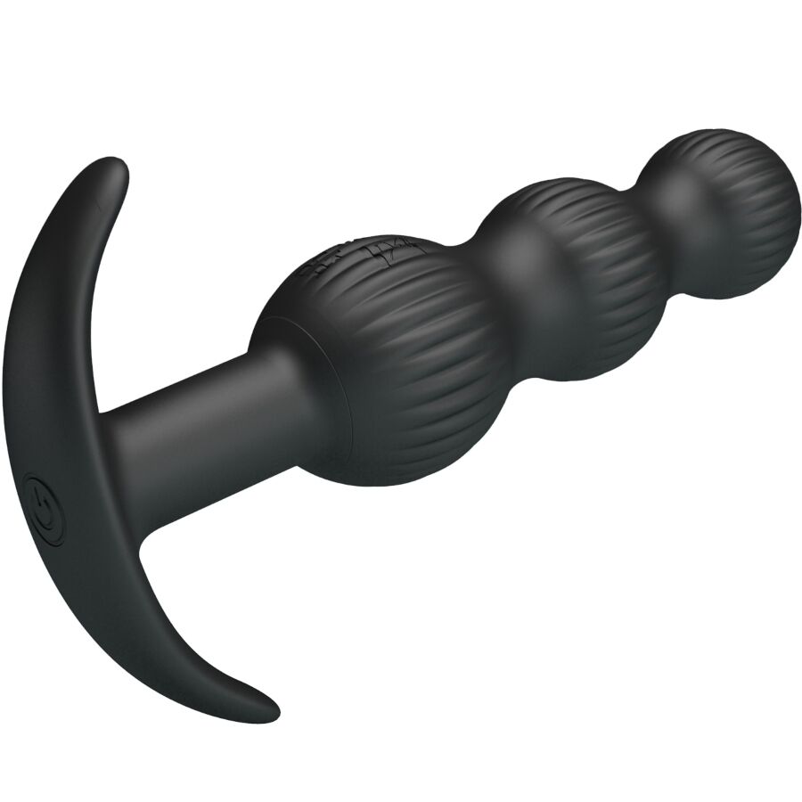 PRETTY LOVE Vibrateur Anal Sidney 10 Vibrations Noir — vue arrière
