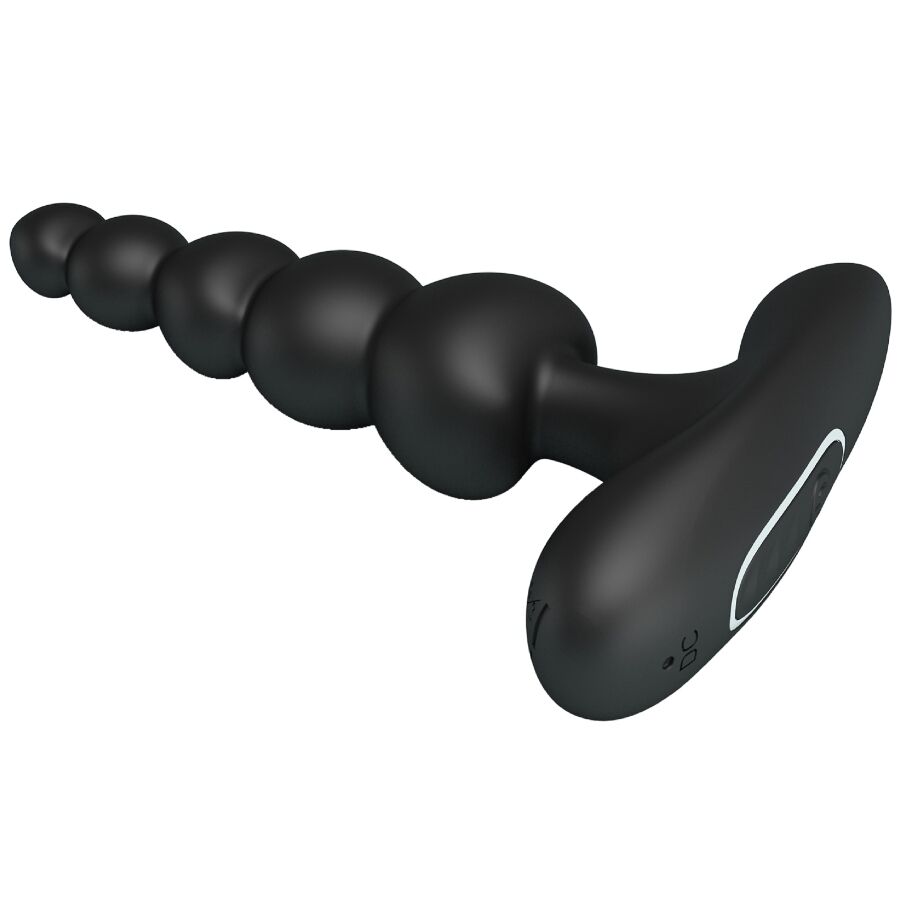 PRETTY LOVE Vibrateur Anal Corban 10 Vibrations Noir — vue arrière