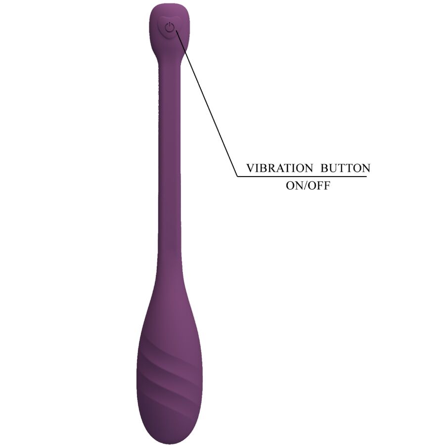 PRETTY LOVE SMART VIBRATEUR CONTRÔLÉ PAR APPLICATION LEVIATHAN VIOLET — accessoires inclus