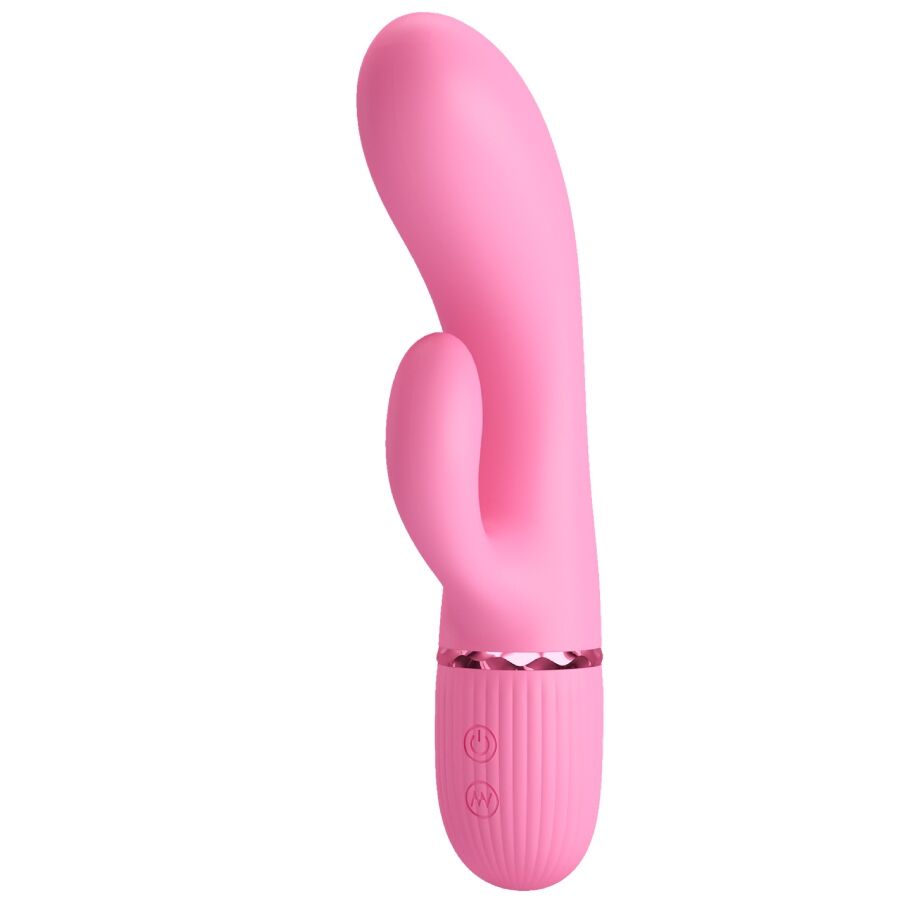 PRETTY LOVE FLIRTATION VIBRATEUR MARSKI RABBIT & POINT G ROSE — vue détaillée