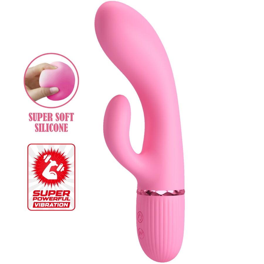 PRETTY LOVE - Vibrateur Marski Rabbit & Point G Rose
