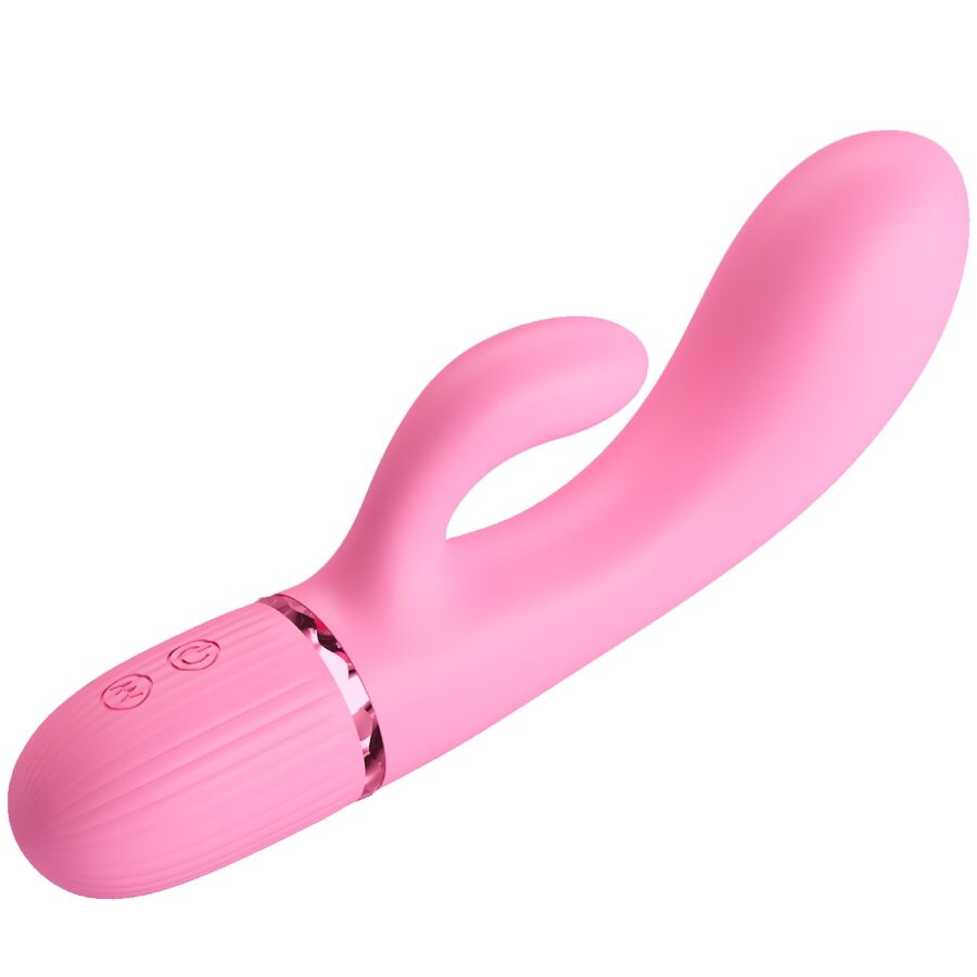 PRETTY LOVE FLIRTATION VIBRATEUR MARSKI RABBIT & POINT G ROSE — vue alternative