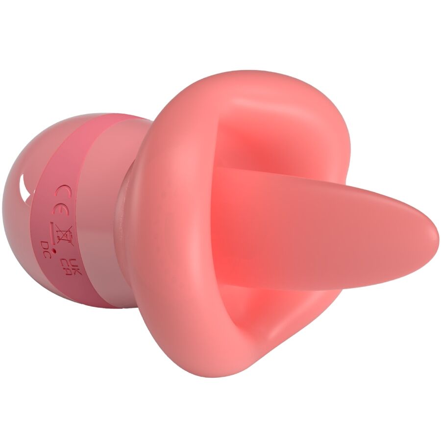 PRETTY LOVE Stimulateur Clitoris Kylee Tongue 10 Vibrations Rose Nude — vue arrière