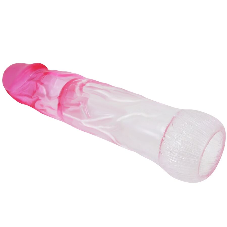 PRETTY LOVE - Gaine D'Agrandissement Réaliste Neron 6 Cm Pour Pénis Rose