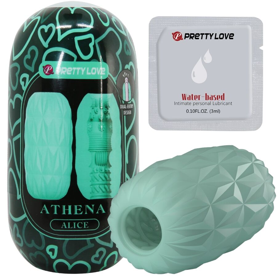 PRETTY LOVE MASTURBATEUR HOMME ATHENA ALICE TURQUOISE — vue détaillée