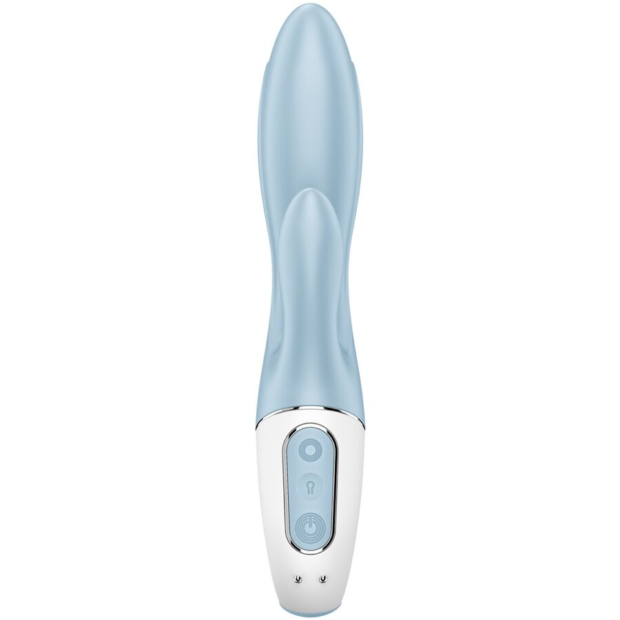 SATISFYER VIBRATOR Air Pump Bunny 1 Vibrateur Gonflable Lapin Bleu — vue alternative