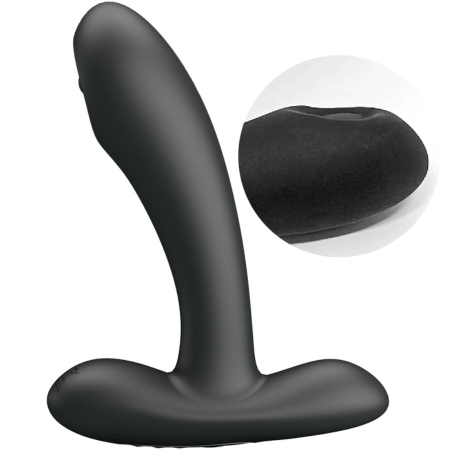 PRETTY LOVE Masseur Vibrant Anal Vaginal Remington Noir — vue arrière