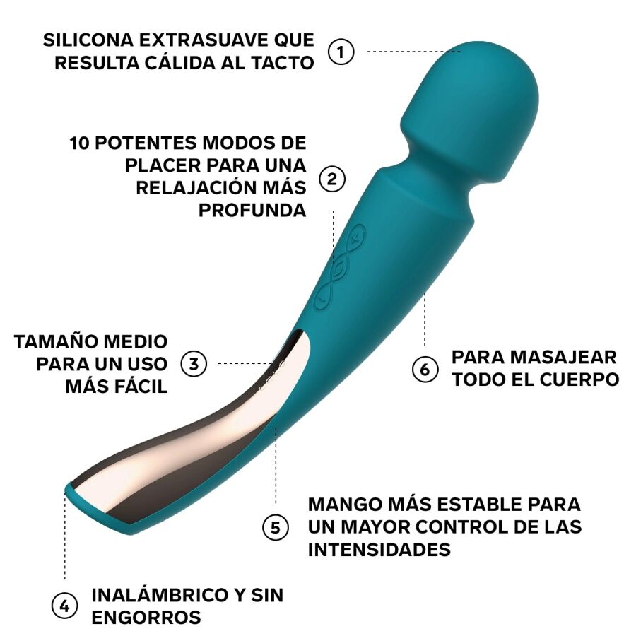 LELO Smart Medium Wand 2 Aqua Massager — vue alternative