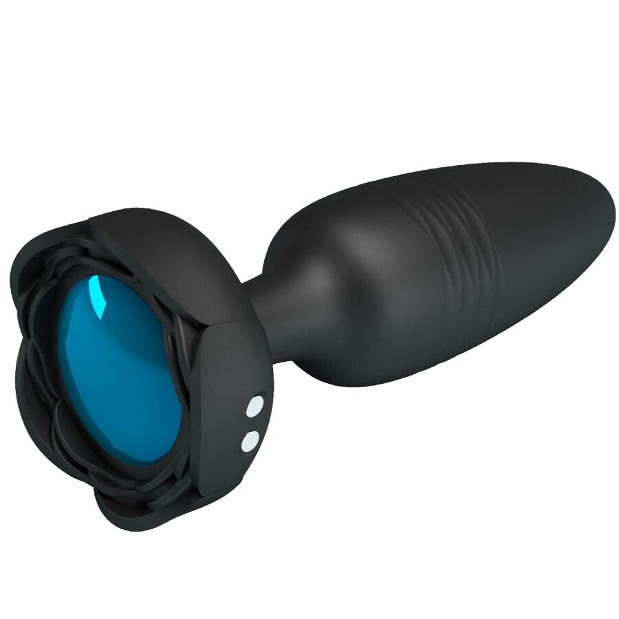 PRETTY LOVE TARION PLUG ANAL LUMIÈRE LED NOIR 12,5 CM — vue détaillée