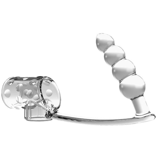 PRETTY LOVE MALE MANCHON PÉNIS PLUG ANAL TRANSPARENT - Aura Intime