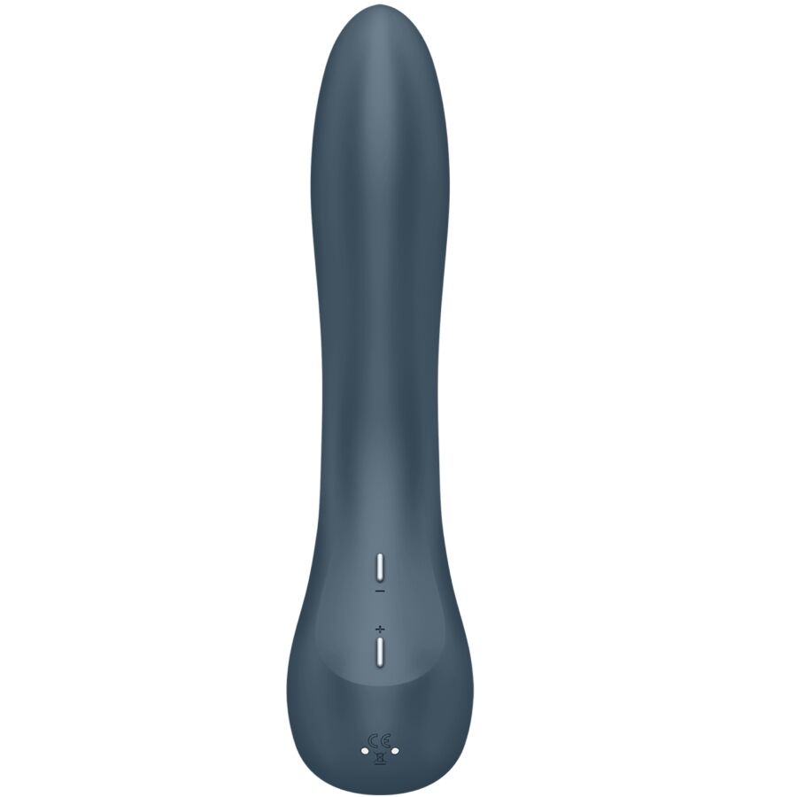 SATISFYER VIBRATOR Vibrateur Programme 12 Vibrations G-Spot Wave 4 Gris Foncé — vue alternative