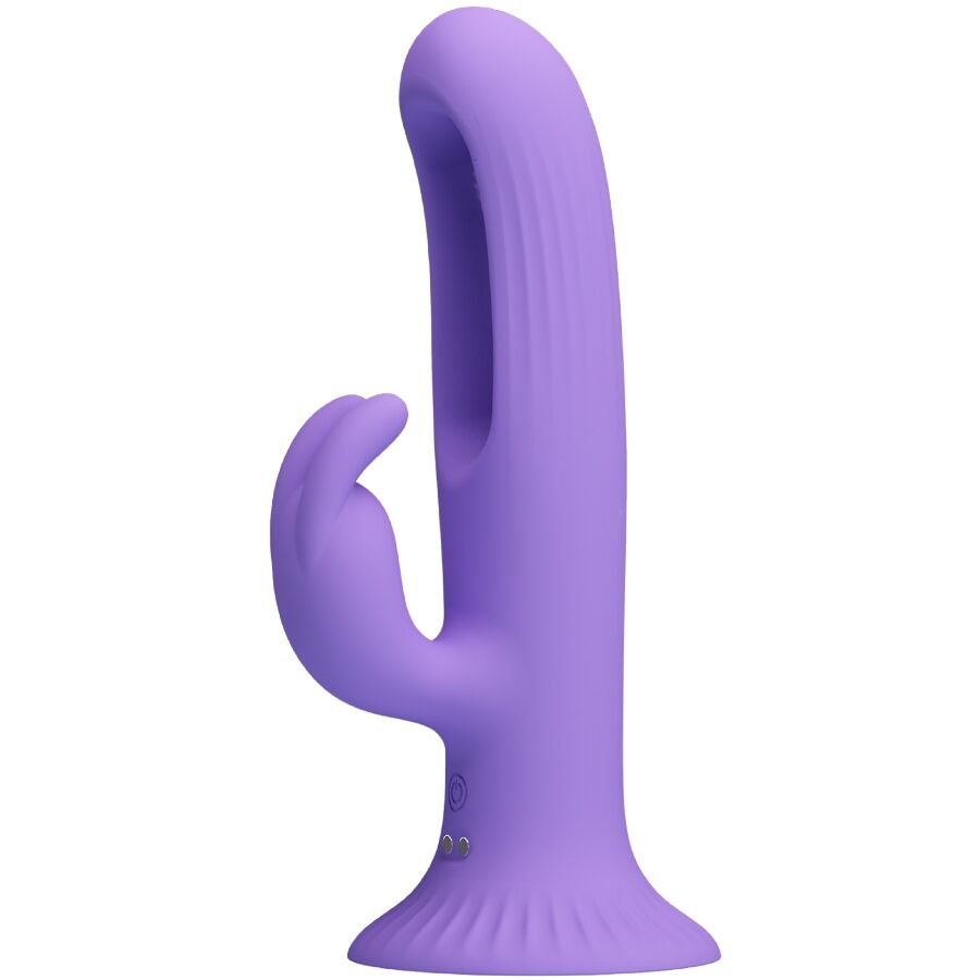 PRETTY LOVE Vibrateur Lapin Killmoulis 12 Modes Vibration Violet - Aura Intime